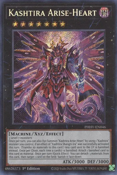 Kashtira Arise-Heart (Secret Rare): PHHY-EN046 - Yu-Gi-Oh! Single Card