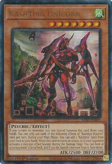 Kashtira Unicord (Ultimate Rare): RA05-EN025 - Yu-Gi-Oh! Single Card