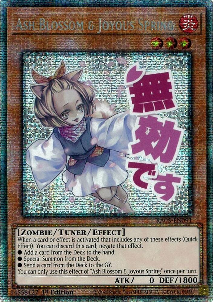 Ash Blossom & Joyous Spring (Starlight Rare): RA05-EN091 - Yu-Gi-Oh! Single Card
