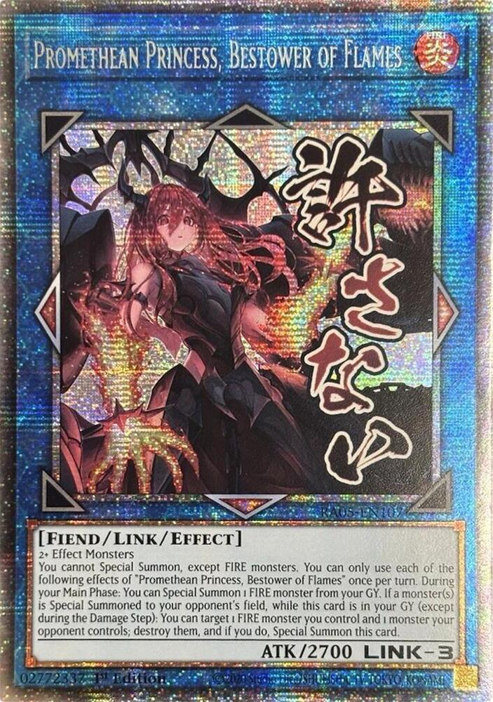 Promethean Princess, Bestower of Flames (Starlight Rare): RA05-EN102 - Yu-Gi-Oh! Single Card