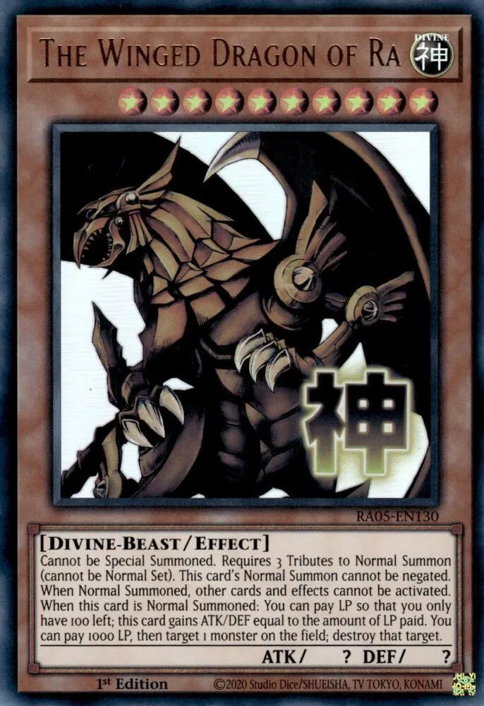 The Winged Dragon of Ra (Ultra Rare): RA05-EN130 - Yu-Gi-Oh! Single Card
