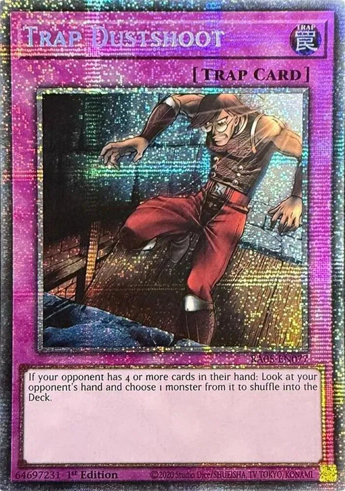 Trap Dustshoot (Starlight Rare): RA05-EN077 - Yu-Gi-Oh! Single Card