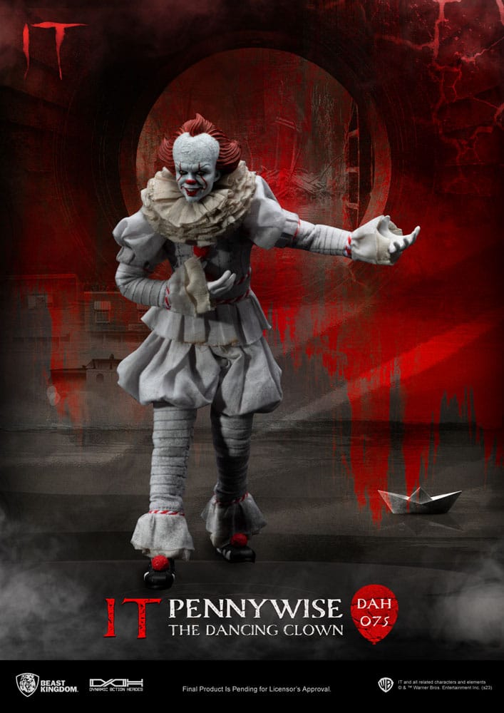 (G) Stephen Kings It Dynamic 8ction Heroes Action Figure 1/9 Pennywise 21 cm