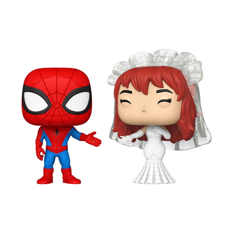 Marvel POP! Vinyl Figures 2-Pack Superhero Couples- SM & MJ 9 cm | Preorder