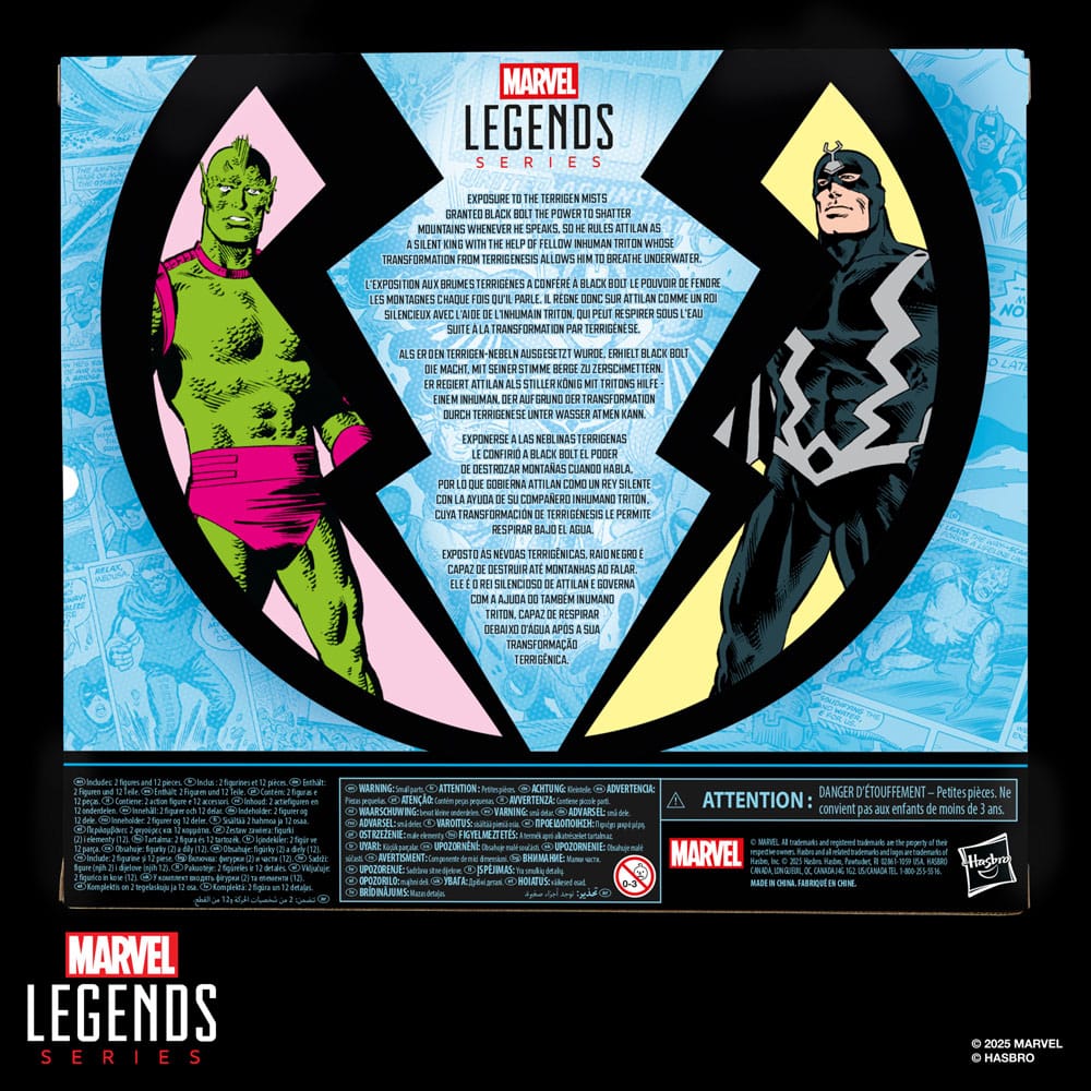 Marvel Legends Action Figure 2-Pack Black Bolt & Marvel's Triton 15 cm