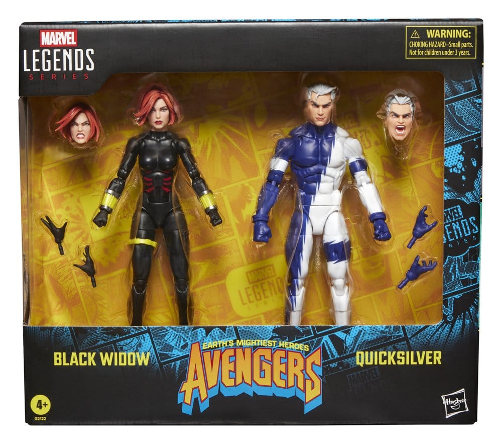 Marvel Legends Action Figure 2-Pack Black Widow & Quicksilver 15 cm | Preorder