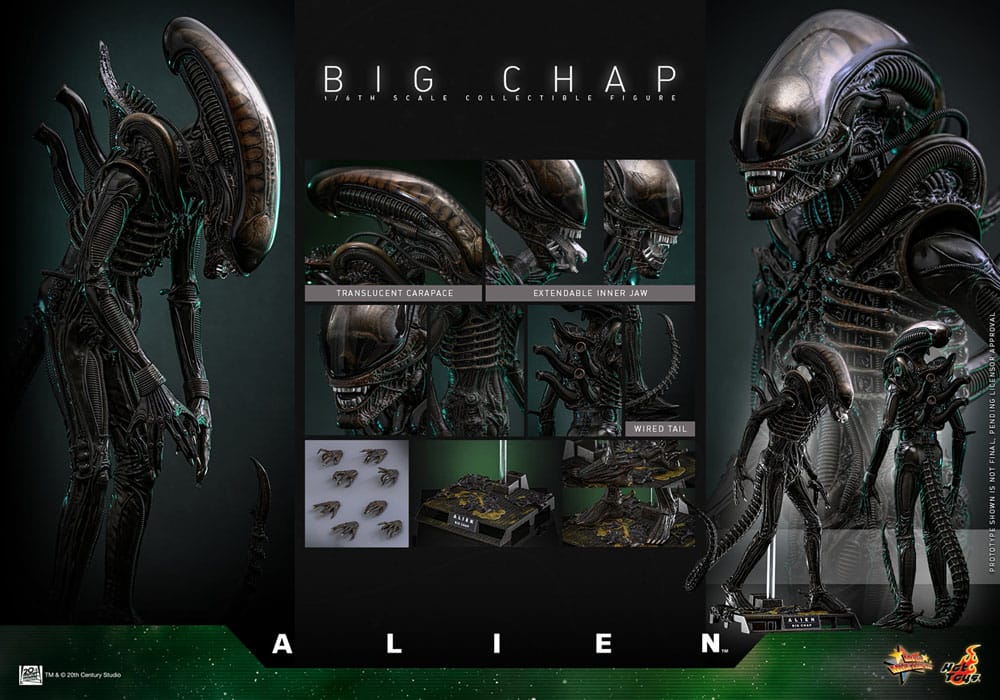 Alien Movie Masterpiece Action Figure 1/6 Big Chap 36 cm | Preorder